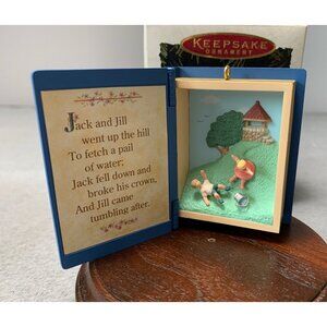 Hallmark Keepsake Ornament 1995 Mother Goose Jack & Jill Collectors Series Minia